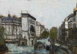 Морис Утрилло. “Ворота СенМартен”. Около 1918. Pinacotheque de Paris.