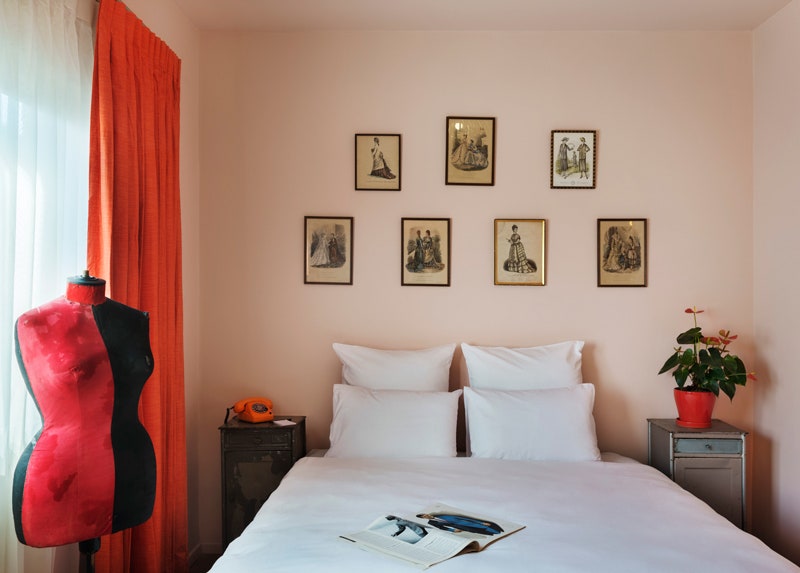 Отель The Dave в ТельАвиве фото фойе и номеров по дизайну Агнона Гранота