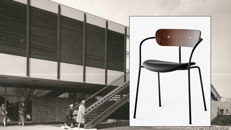 Tradition и Anderssen  Voll выпустят стул для модернистского павильона в Копенгагене