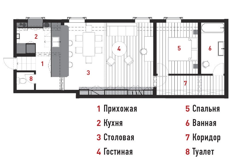 Квартира кинематографиста Зое Ле Бер в мансарде в Париже фото интерьеров