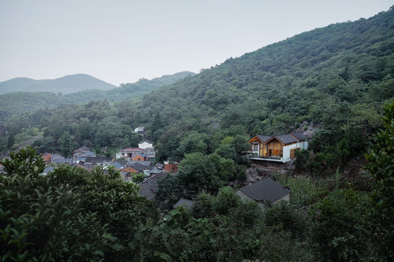 Дом на вершине горы в Китае работа бюро RSAA