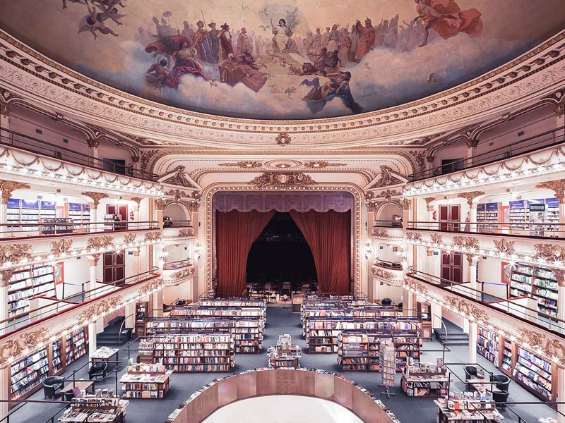 Библиотека El Ateneo БуэносАйрес Аргентина.