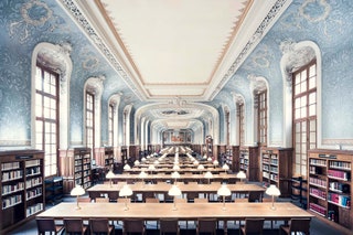 Библиотека в Сорбонне Париж Франция.
