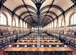 Библиотека Светой Женевьевы Париж Франция.