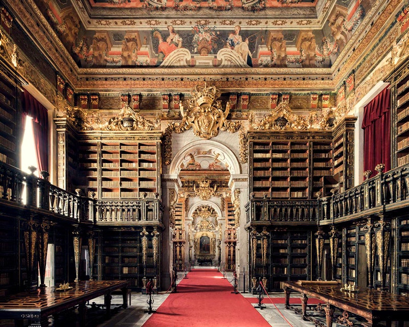 Библиотека Жуанина Коимбра Португалия.