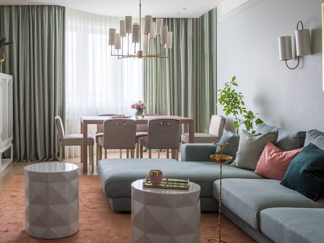 Квартира на набережной Москвы-реки, 98 м²
