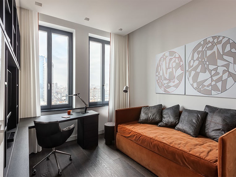 Брутальная квартира в Москве, 170 м²