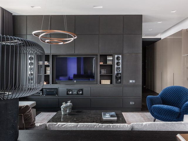 Брутальная квартира в Москве, 170 м²