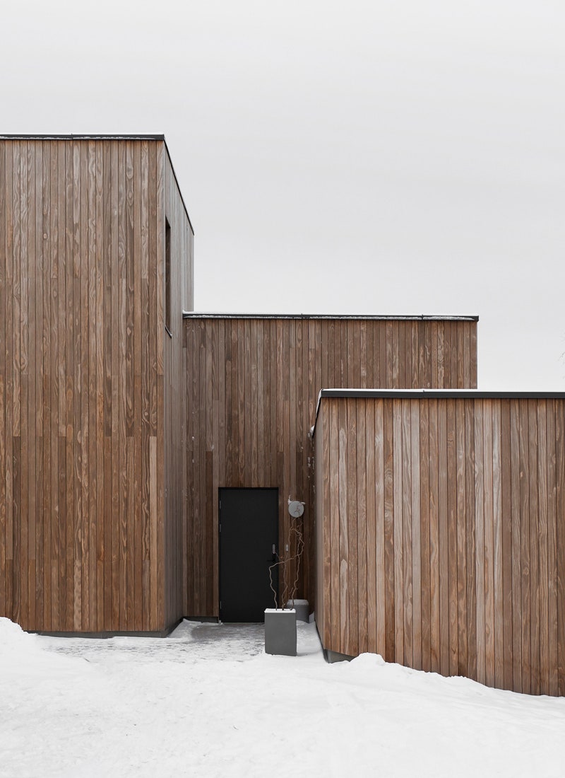 Деревянный дом в Осло собранный из шести построек работа бюро Norm Architects