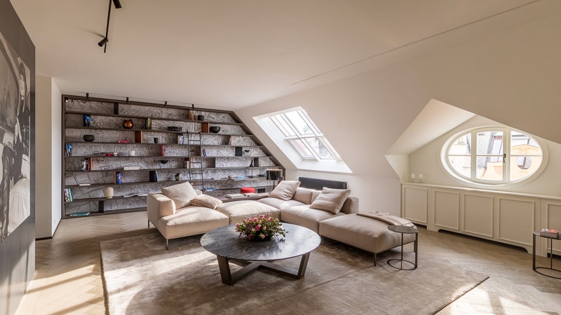5 роскошных квартир в Праге выставленных на продажу фото интерьеров