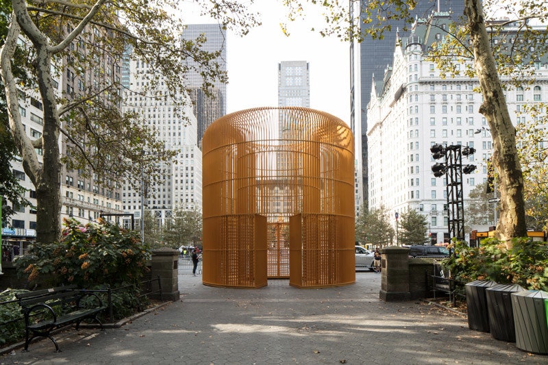 Инсталляция “Позолоченная клетка”. Фото Ai Weiwei Studio Courtesy Public Art Fund NY.