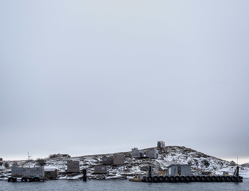 Артрезиденция в Норвегии на острове Флейнвер по заказу музыканта Хаварда Лунде