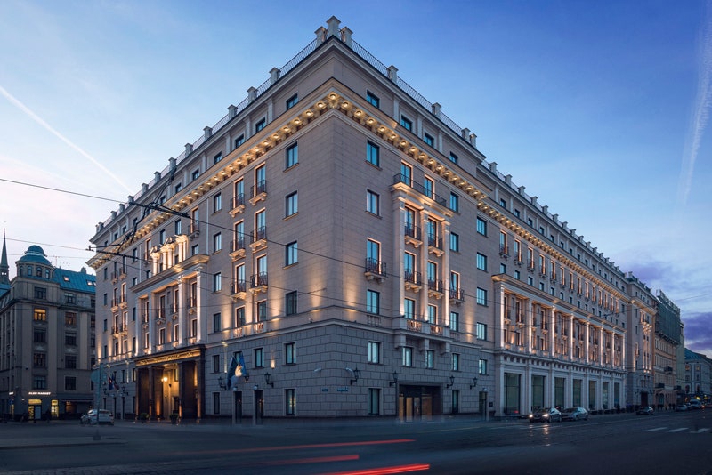 Отель Grand Hotel Kempinski Riga в Риге интерьеры от дизайнера Алекса Кравица