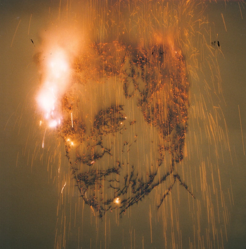 Inheritance Exploding Jan Hoets Portrait 2003 . Photo by Yvonne Zhao courtesy Cai Studio.