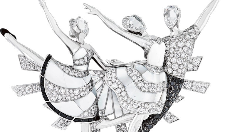Балерины и феи Van Cleef  Arpels фото и история драгоценных брошей
