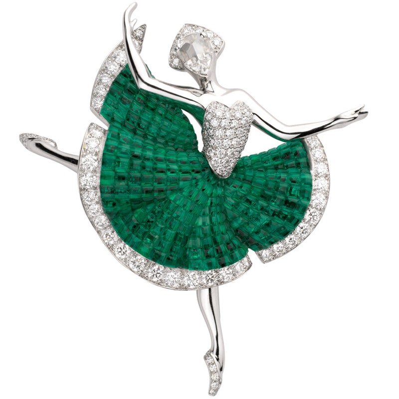 Балерины и феи Van Cleef  Arpels фото и история драгоценных брошей