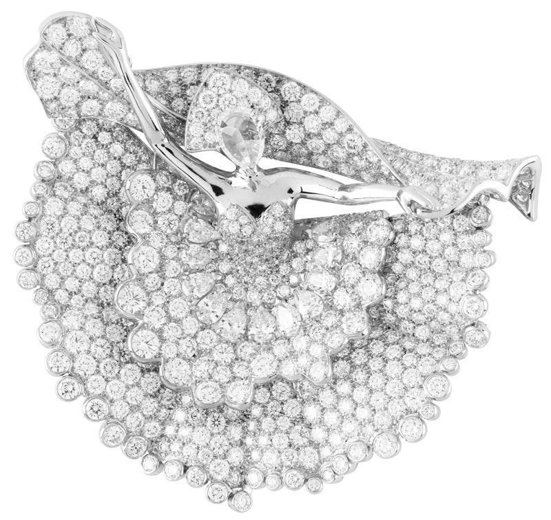 Балерины и феи Van Cleef  Arpels фото и история драгоценных брошей