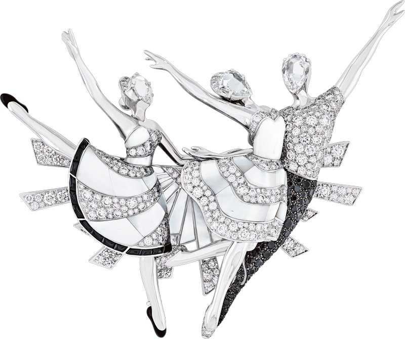 Балерины и феи Van Cleef  Arpels фото и история драгоценных брошей
