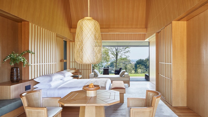 Курорт Amanemu в Японии работа архитекторов студии Kerry Hill Architects