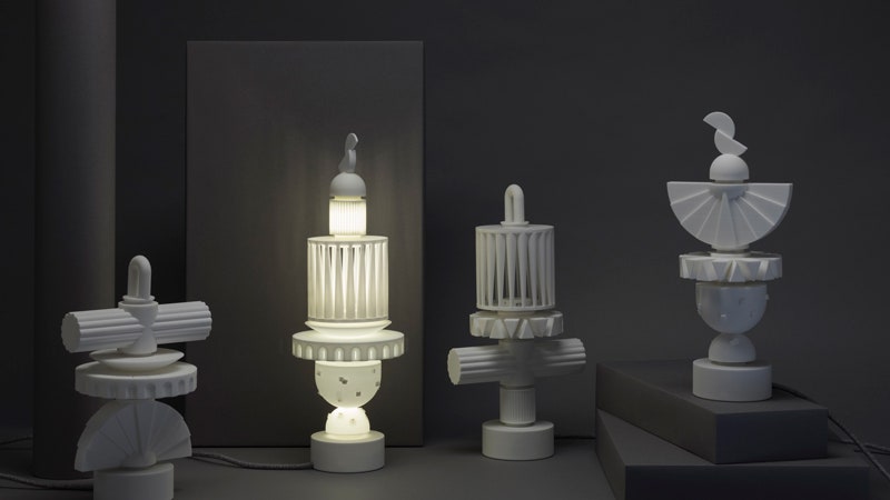 Серия сборных светильников на магнитных держателях коллекция дизайнера Инь Янь