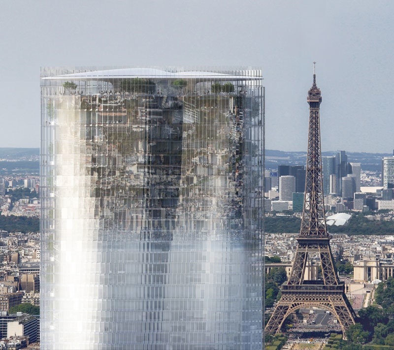 Проект Мираж обновление башни Монпарнас в центре Парижа от бюро MAD Architects