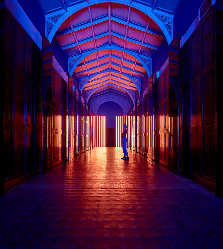 Световая инсталляция Флинна Талбота Reflection Room. Фото Mark Cocksedge.