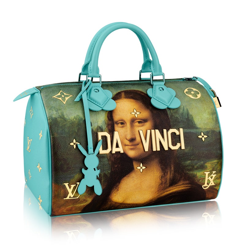 Louis Vuitton x Koons фото новой коллекции сумок с шедеврами мирового искусства