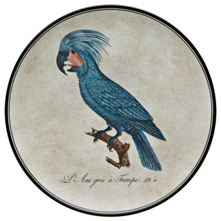 Фарфоровая тарелка из коллекции Perroquets Richard Ginori.