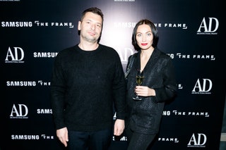 Дизайнер Валерия Ромашко с супругом.