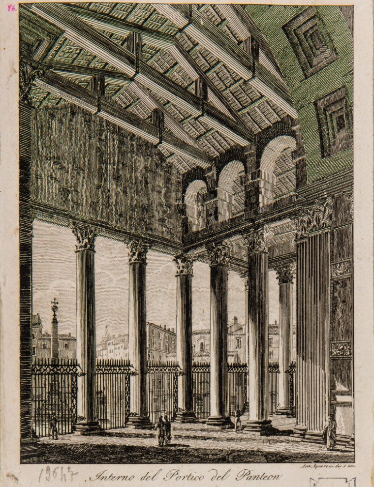 Архитектура Рима XVIXX веков оцифрована часть коллекции археолога Родольфа Ланчани