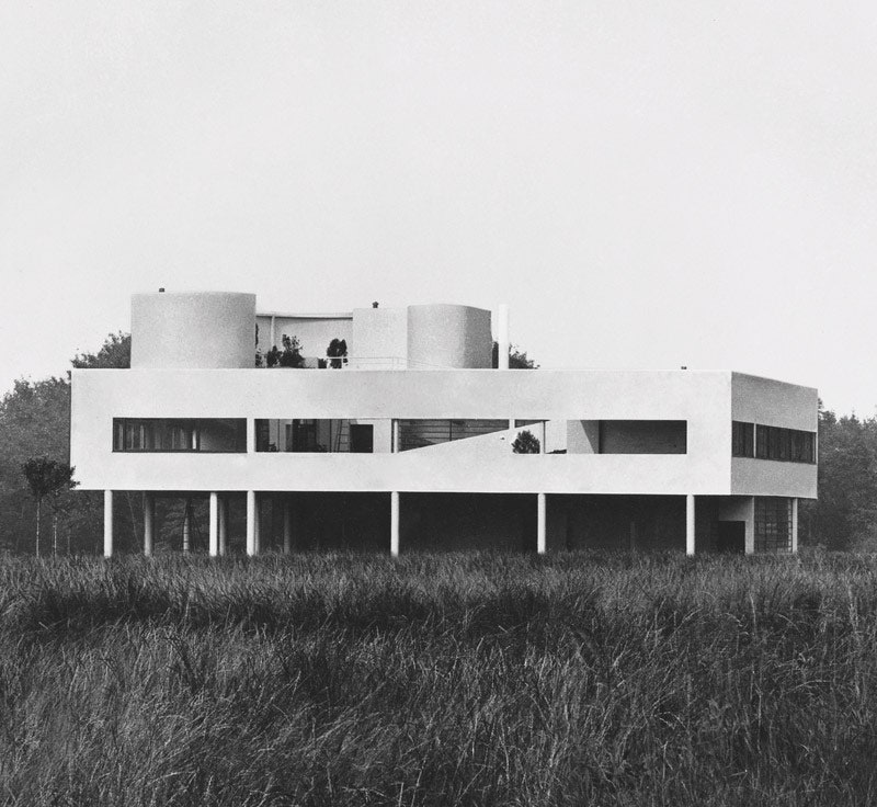 Архитектор Ле Корбюзье Вилла Савой Франция 1929. Фото Fondation Le Corbusier.
