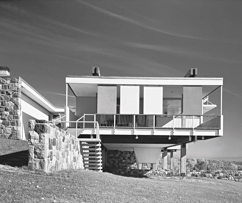 Архитектор Марсель Брёйер Дом Старки США 1955. Фото Ezra StollerEsto.