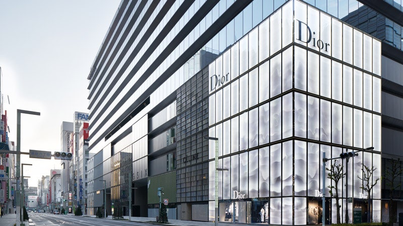Бутик Dior в Токио фото интерьеров от архитектора Питера Марино | Admagazine