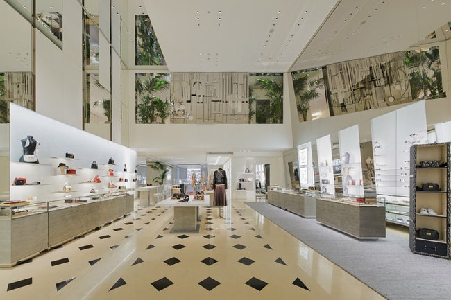 Бутик Dior в Токио фото интерьеров от архитектора Питера Марино | Admagazine