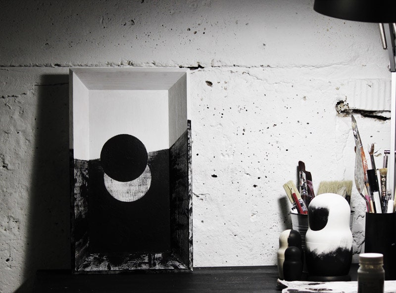 Графичные аксессуары для дома от Алены Федоткиной проект Black Rabbit