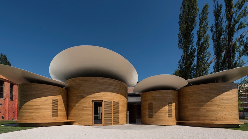 Дом музыки в Болонье в виде девяти цилиндров от бюро Mario Cucinella Architects