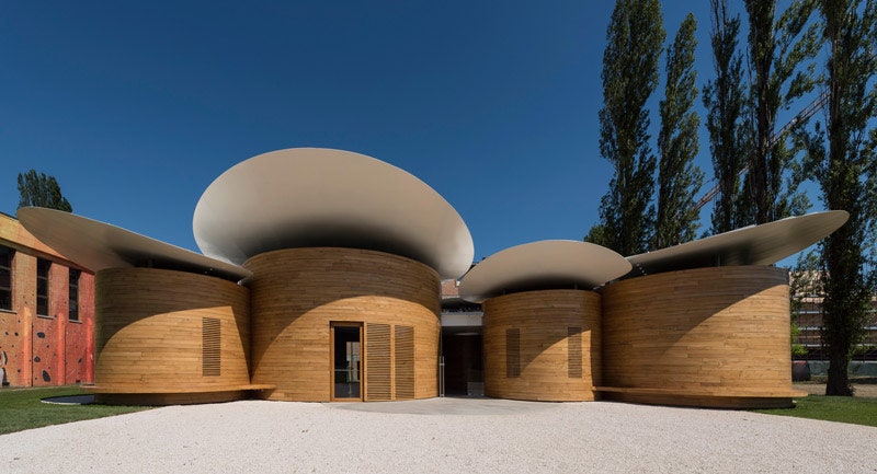 Дом музыки в Болонье в виде девяти цилиндров от бюро Mario Cucinella Architects