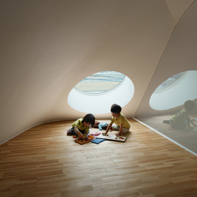 Детский сад в Японии в Окадзаки от бюро MAD Architects