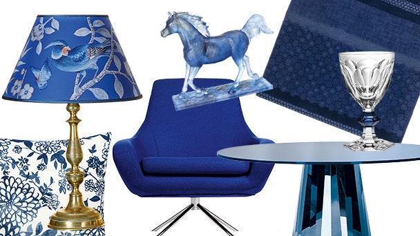 Синий цвет в дизайне предметов интерьера и мебели | Admagazine