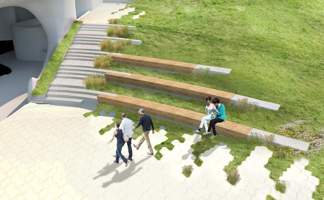 Проект летнего амфитеатра в парке Зарядье утвержден | Admagazine
