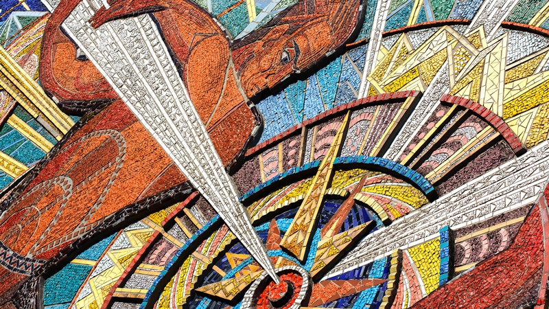 Советский реализм в искусстве мозаики | CeramicaDecor
