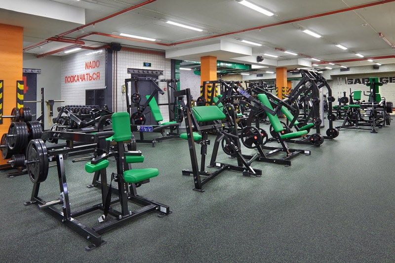 Фитнесклубы России с красивыми интерьерами Encore и Raketa в Москве Garage Gym в Екатеринбурге