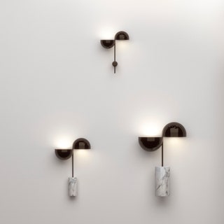 Бра и настольные лампы Elizabeth дизайнер Карло Коломбо металл и мрамор.