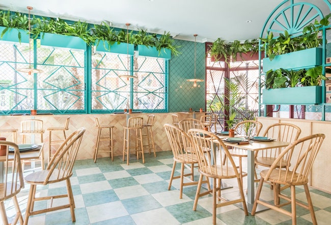 Интерьер кафе Albabel в Пеканье от испанского бюро Masquespacio | Admagazine