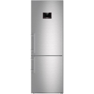 Двухкамерный холодильник сталь Liebherr.