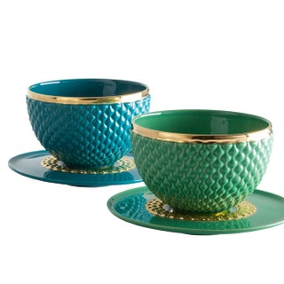 Чашки из коллекции Escamas дизайн Елены Сальмистраро Bosa.