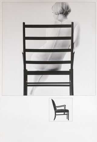 Поль Саломонсен. Плакат «“Колониальный стул” дизайнера Оле Ваншера» 1960.