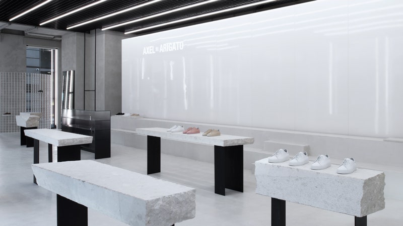 Бутик Axel Arigato в Лондоне интерьеры магазина шведского обувного бренда | Admagazine