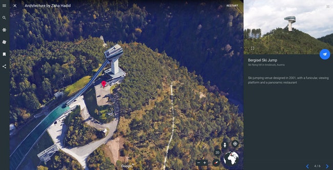 Здания Захи Хадид можно увидеть на Google Earth в один клик