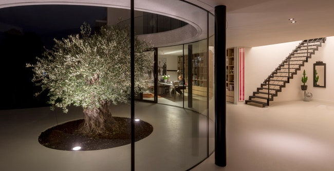 Волнистый дом в Роттердаме со стеклянным фасадом выходящим во внутренний двор | Admagazine
